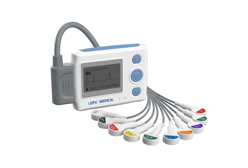 Lepu TH12 Medical Grade Tele health Wearable Holter Monitor 24 Stunden kontinuierliche Überwachung dynamisches EKG