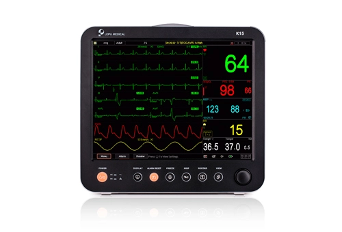 Lepu Medical Grade K15/K12/K10 All-in-One-Patienten monitor tragbarer Multiparameter-Monitor mit Touchscreen für Krankenhaus-ICU klinisches Heim