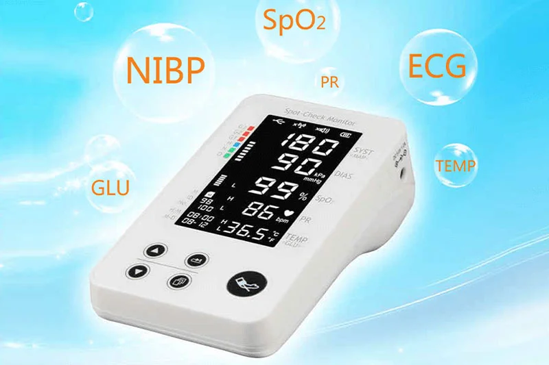 Lepu PC-303 Tele gesundheit in medizinischer Qualität tragbarer All-in-One-Monitor für Vital zeichen