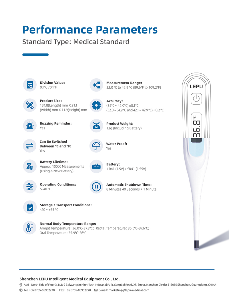 Electronic Oral Thermometer